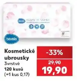 Kaufland bevola kosmetické ubrousky nabídka