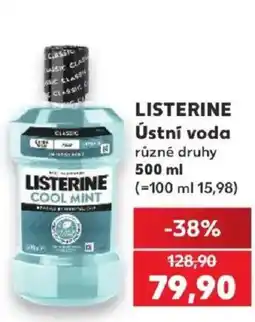 Kaufland Listerine ústní voda nabídka