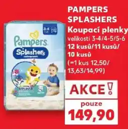 Kaufland Pampers splashers nabídka