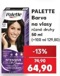 Kaufland Palette Barva na vlasy nabídka