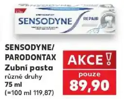 Kaufland Sensodyne/Parodontax zubní pasta nabídka