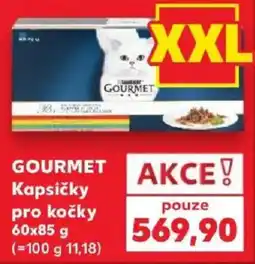 Kaufland Gourmet kapsičky pro kočky nabídka