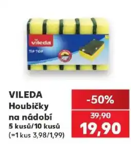 Kaufland Vileda houbičky na nádobí nabídka
