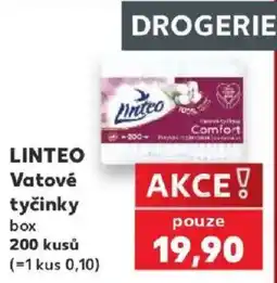Kaufland Linteo vatové tyčinky nabídka
