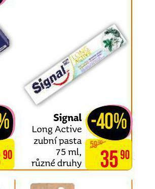 Signal long active zubní pasta