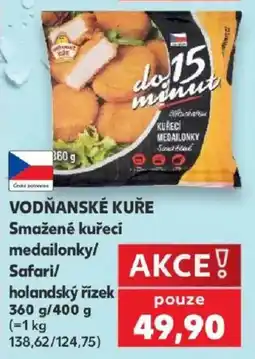 Kaufland Vodňanské kuře smažené kuřecí medailonky safari holandský řízek nabídka