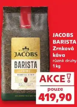 Kaufland Jacobs barista zrnková káva nabídka
