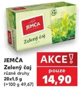 Kaufland Jemča zelený čaj nabídka