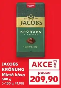 Kaufland Jacobs krönung mletá káva nabídka