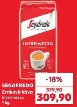 Kaufland Segafredo zrnková káva intermezzo nabídka