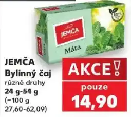 Kaufland Jemča bylinný čaj nabídka