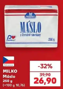 Kaufland Milko Máslo nabídka