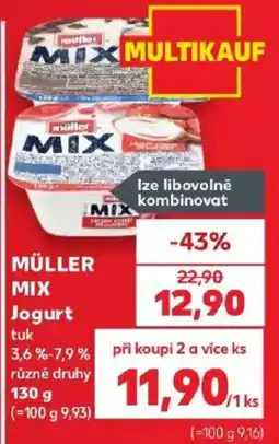 Kaufland Müller Mix Jogurt nabídka