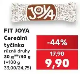 Kaufland Fit Joya cereální tyčinka nabídka