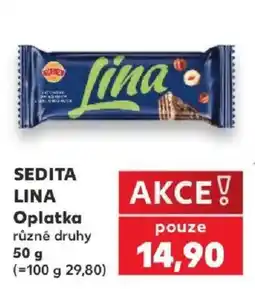 Kaufland Sedita lina oplatka různé druhy nabídka