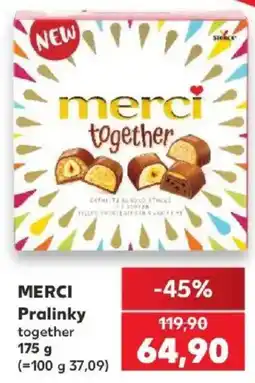 Kaufland Merci pralinky together nabídka