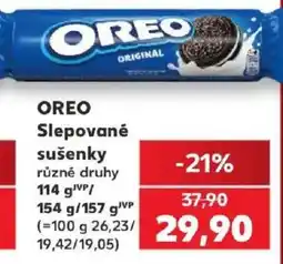 Kaufland Oreo slepované sušenky různé druhy nabídka