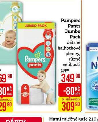 Teta Pampers dětské plenky nabídka