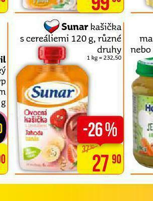 Teta Sunar kašička s cereáliemi nabídka