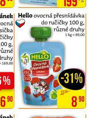 Hello ovocná přesnídávka