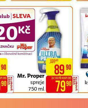 Teta Mr. proper spreje nabídka