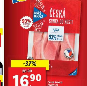 Lidl Česká šunka od kosti nabídka