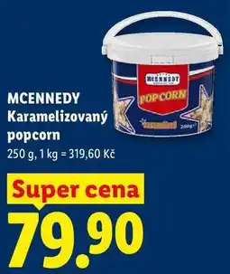 Lidl MCENNEDY Karamelizovaný popcorn nabídka