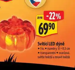 Albert Svítící LED dýně 1ks nabídka