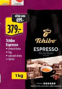 Albert Tchibo Espresso zrnková káva nabídka