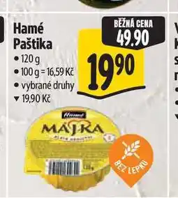 Albert Hamé Paštika • nabídka