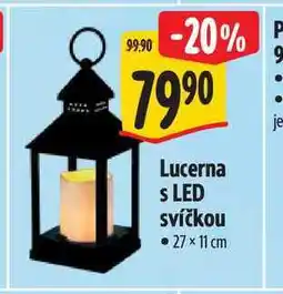 Albert Lucerna s LED svíčkou 27 × 11 cm nabídka