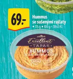 Albert Hummus se sušenými rajčaty nabídka