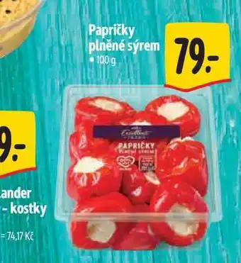 Albert Papričky plněné sýrem nabídka