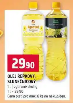 Terno OLEJ ŘEPKOVÝ, SLUNEČNICOVÝ 1l vybrané druhy nabídka