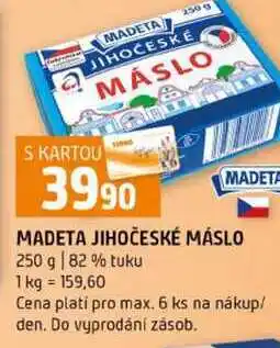 Terno MADETA JIHOČESKÉ MÁSLO 250 g 82% tuku nabídka