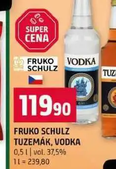 Terno FRUKO SCHULZ TUZEMÁK, VODKA 0,5l vol. 37,5% nabídka