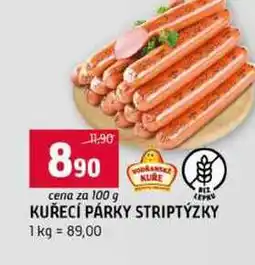 Terno KUŘECÍ PÁRKY STRIPTÝZKY nabídka