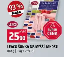 Terno LE & CO ŠUNKA NEJVYŠŠÍ JAKOSTI nabídka