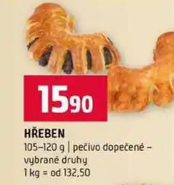 Terno HŘEBEN 105-120 g pečivo dopečené vybrané druhy nabídka