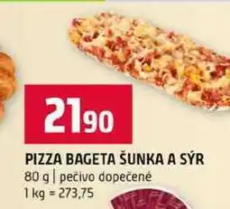 Terno PIZZA BAGETA ŠUNKA A SÝR 80 g pečivo dopečené nabídka