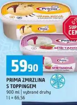 Terno PRIMA ZMRZLINA S TOPPINGEM 900 ml vybrané druhy nabídka