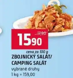 Terno ZBOJNICKÝ SALÁT CAMPING SALÁT vybrané druhy nabídka