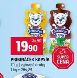 Terno PRIBINÁČEK KAPSÍK 70 g vybrané druhy nabídka