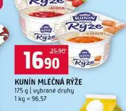 Terno KUNIN MLÉČNÁ RÝŽE 175 g vybrané druhy nabídka