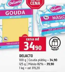 Terno DELACTO 100 g Gouda plátky 125 g Máslo 82% nabídka