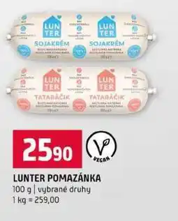 Terno LUNTER POMAZÁNKA 100 g vybrané druhy nabídka