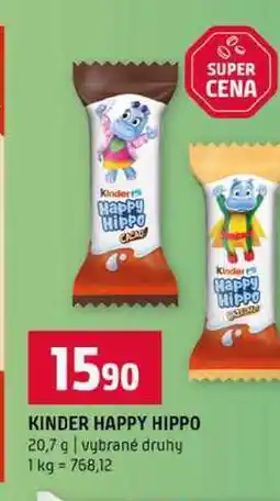 Terno KINDER HAPPY HIPPO 20,7 g vybrané druhy nabídka