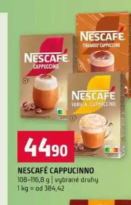 Terno NESCAFÉ CAPPUCINNO 108-116,8 g vybrané druhy nabídka