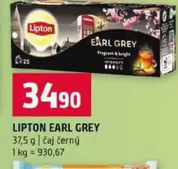 Terno LIPTON EARL GREY 37,5 g čaj černý nabídka