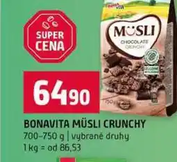 Terno BONAVITA MÜSLI CRUNCHY 700-750 g vybrané druhy nabídka